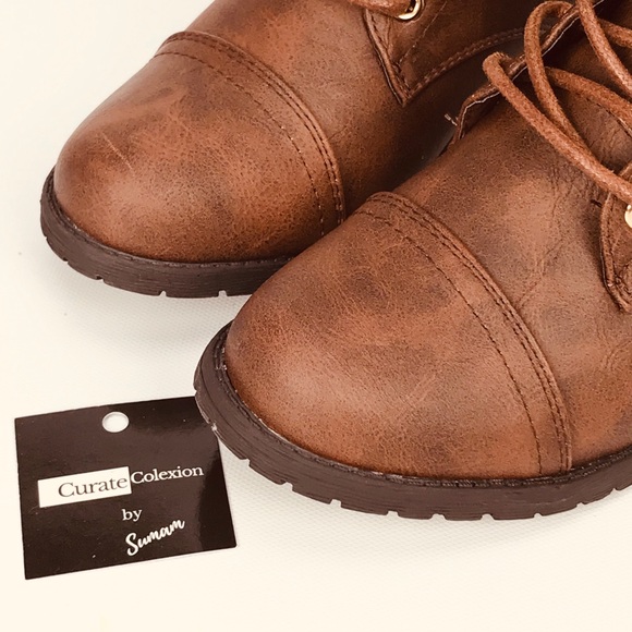 🔥SALE🔥Vegan Leather Wool Lined Hike Boots - Picture 6 of 8